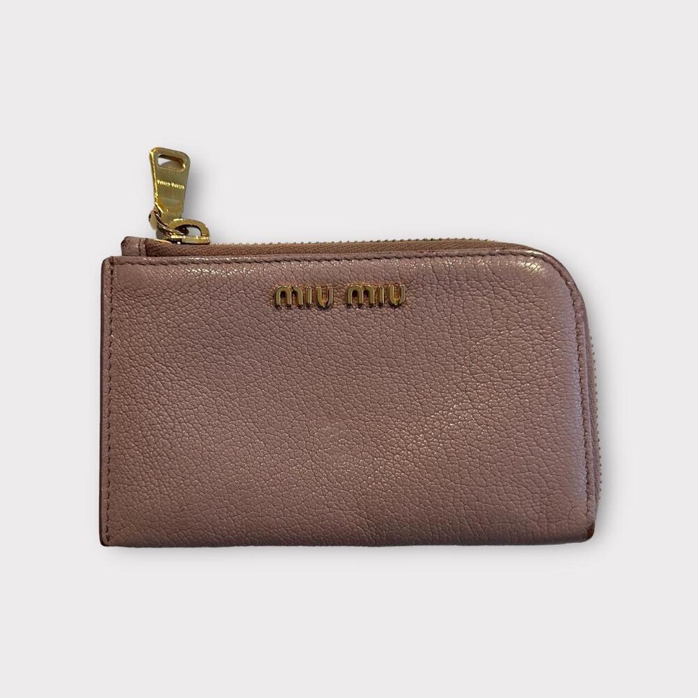 Miu Miu Nude Pink Wallet